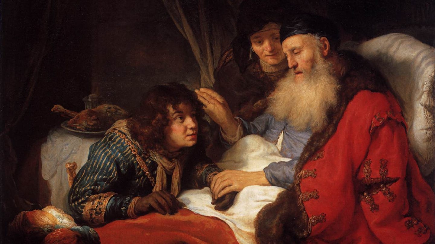 Netivyah | Parashat Vayetze | Isaac blessing Jacob. Govert Flinck (1615–1660)