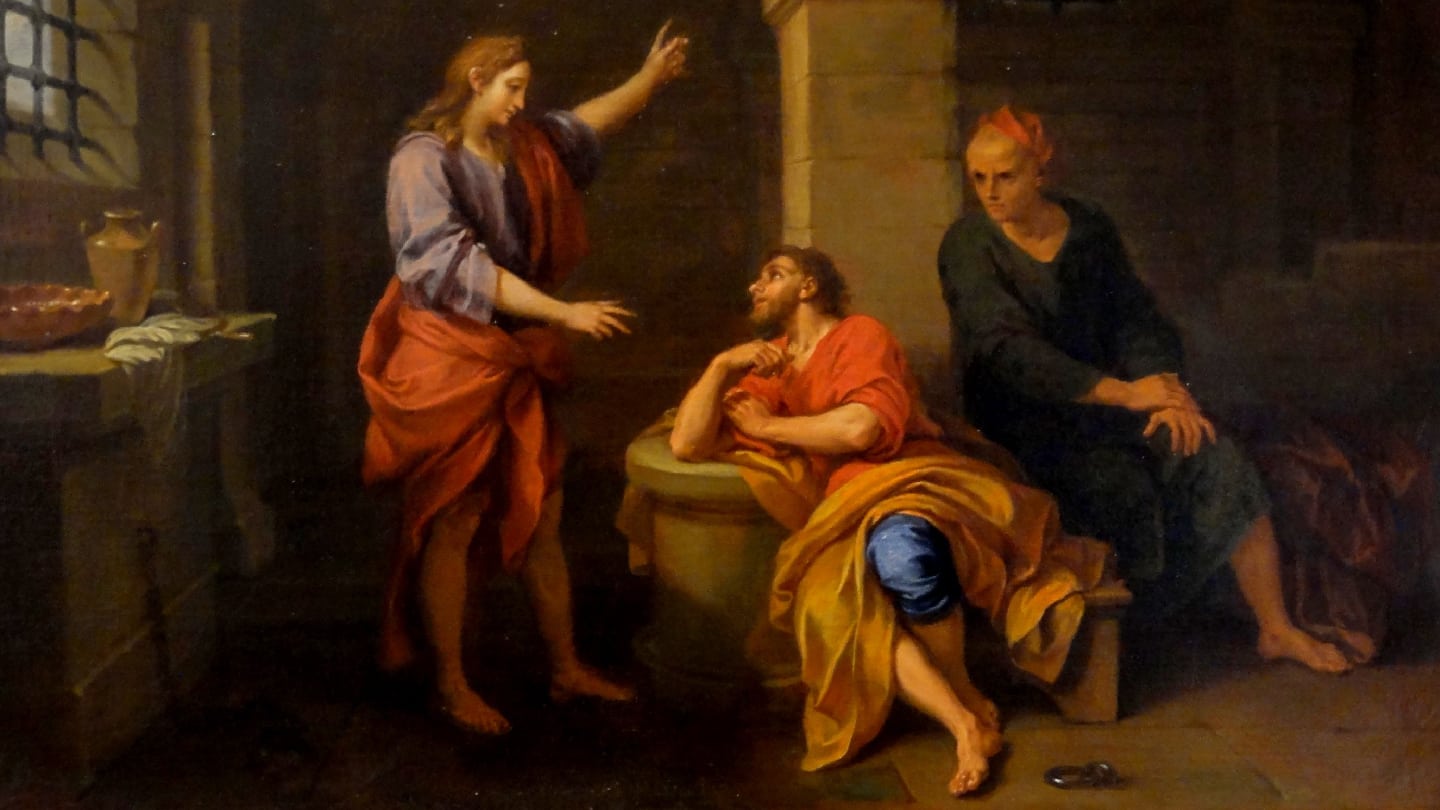 Netivyah | Parashat Miketz | Joseph in Prison, Musée Bossuet, Meaux (1733)