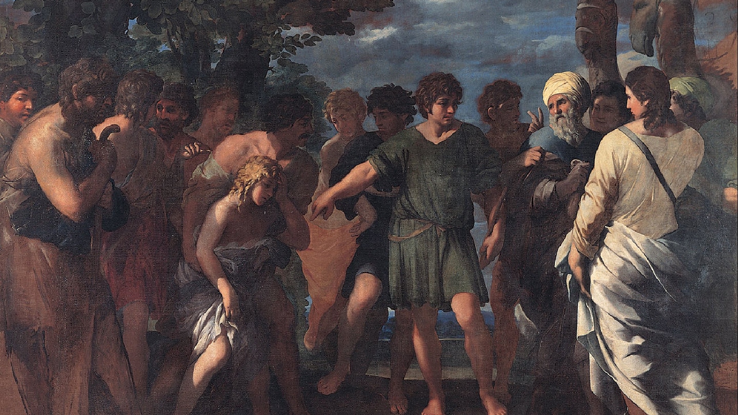 Netivyah | Parashat Vayeshev | Joseph sold by his brothers, Giovanni Maria Bottala (1636-1642)