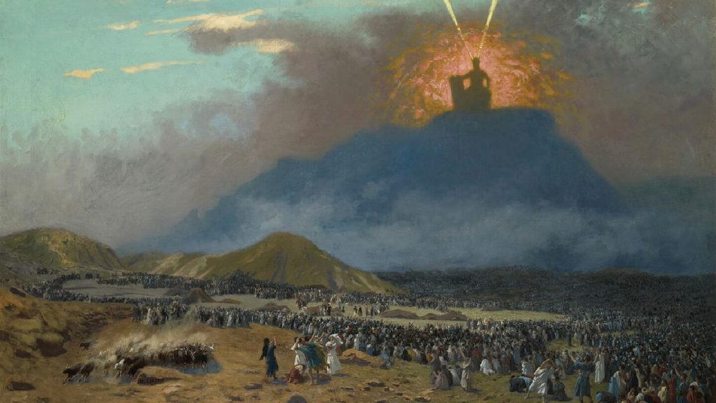 Netivyah | Parashat Mishpatim | Moses on Mount Sinai | Jean-Léon Gérôme (1824-1904)