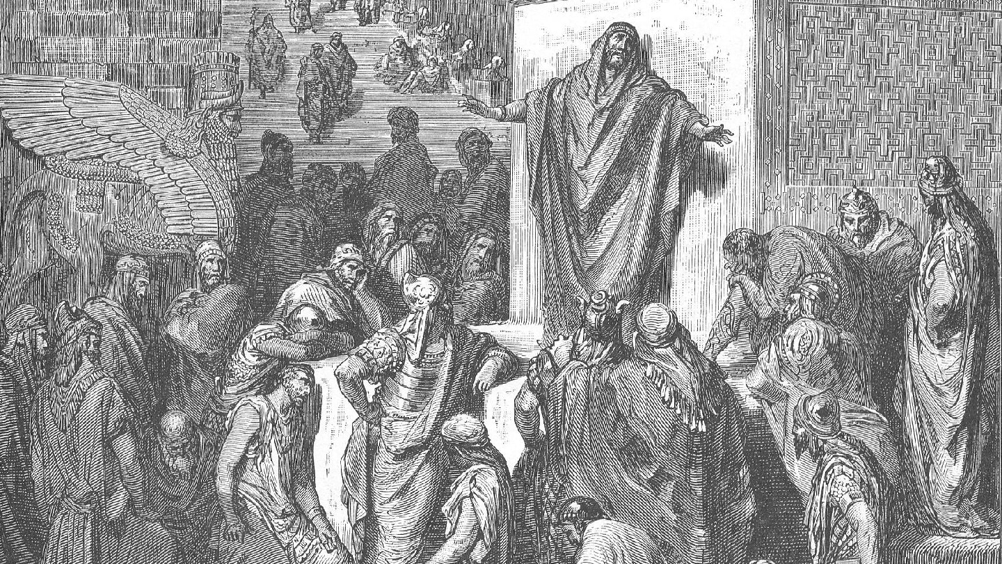 Netivyah | Haazinu | Jonah Preaching to the Ninevites (1866) by Gustave Doré