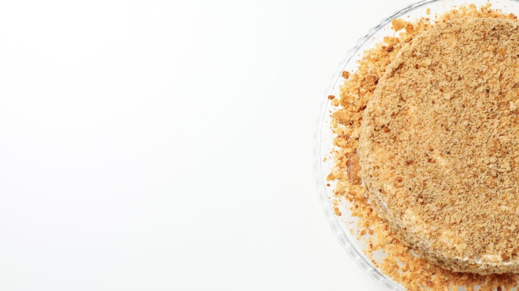 crumb cheesecake for Shavuot